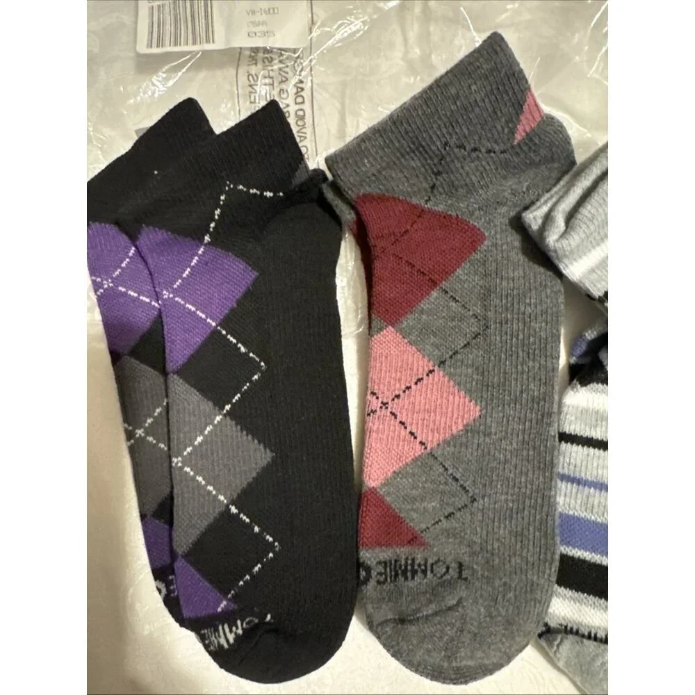 Tommie Copper Set of 4 Ankle Compression Socks Basic Women's Small 4-6.5 NEW